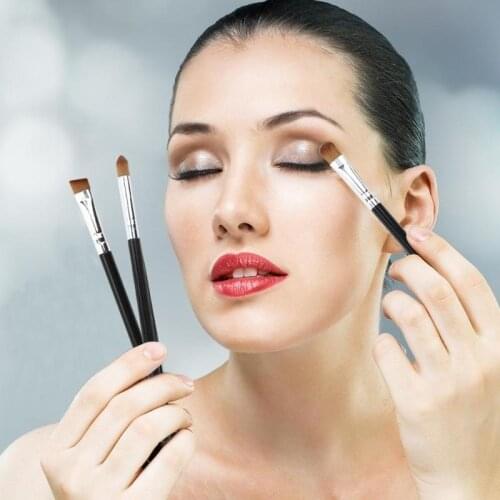 Portable comfortable Size Fashion Dexterous Cosmetic Brushes Eyebrow Blending Brushes Beauty Magic Makeup Tools