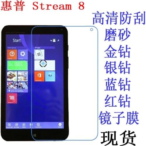 Clear Screen Protector Anti-Fingerprint Soft Protective Film For HP Stream 8 inch tablet Retail Package