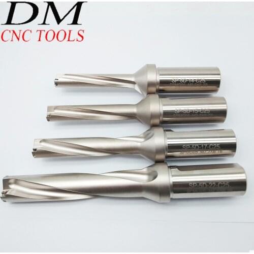 SP-14-5D-C25 / SP-15-5D-C25 / SP-17-5D-C25 / SP-22-5D-C25 Indexable Insert Drill U Drill CNC Lathe Metal Drilling for SP insert