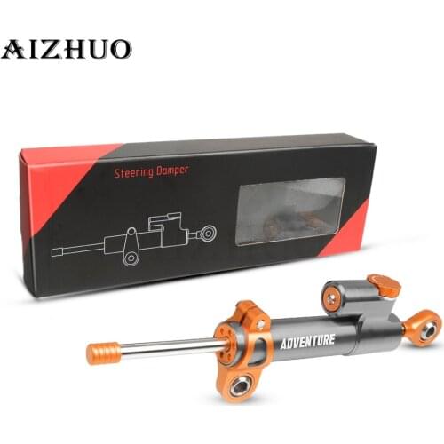 Universal Motorcycle Steering Stabilizer Damper Safety Control For 390 790 1190 1050 990 AdventuRe SupeR AdventuRe 1290