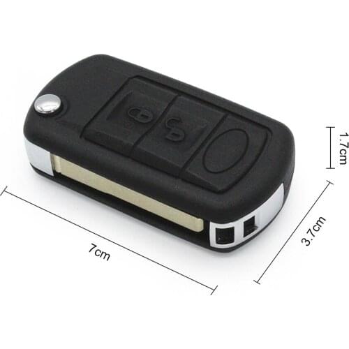 Fine-quality Car Accessories 3 Buttons BTN Remote Key Fob Case Fit for Range Rover LR3 2005 2006 2007 2008 2009