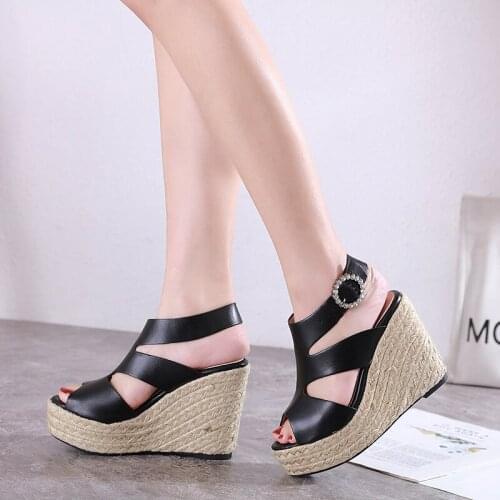 Womens wedge sandals 2020 summer shoes for women sandals wedges pumps sandals ladies beach sandal with platforms LJB44