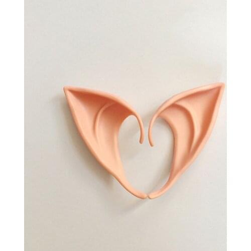 1 Pair Halloween Party Elven Elf Ears Anime Fairy Cospaly Costumes Vampire Latex L4MC