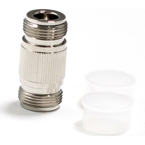 1pc N Female Jack switch N Female Jack RF Coax Adapter convertor Straight Nickelplated NEW wholesale