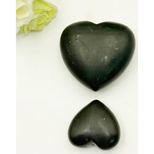 Sell 100% Natural Shungite Massage stick 30mm 40mm Hearts Healing Stone,Energy Stone,Healing Chakra Balancing