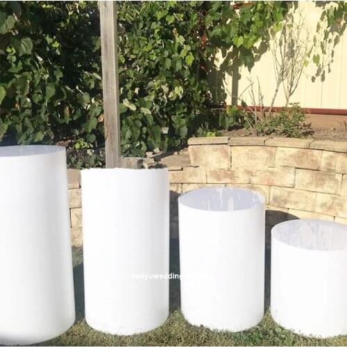 4pcs/set) new style acrylic plinths display stand/plinths display acrylic round senyu1587