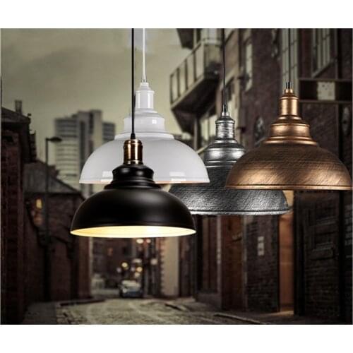 American Vintage Industrial Iron Hotel Bar Counter Restaurant Clothes Store Cafe Entertainment Leisure Area Pot Cover Chandelier