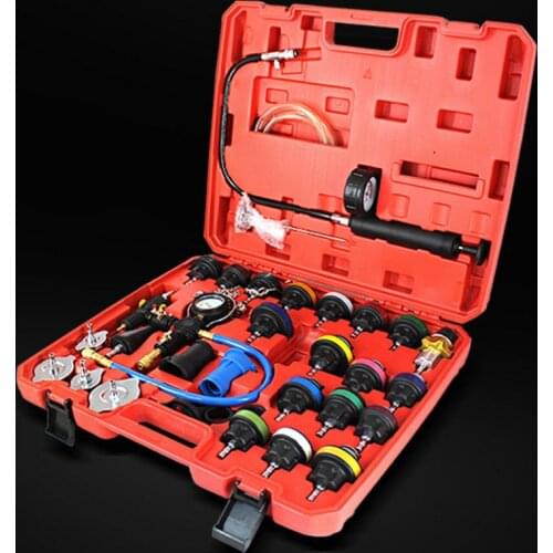 Auto water tank pressure leak tester tool antifreeze coolant vacuum filling pressure changer tool water tank leak detector