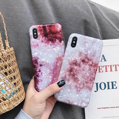 Glitter Phone Case For iPhone X XR XS MAX 11 Pro Max Back Cover Coque For iPhone 7 8 6 6S Plus Cases Soft TPU Flower Shell Gift