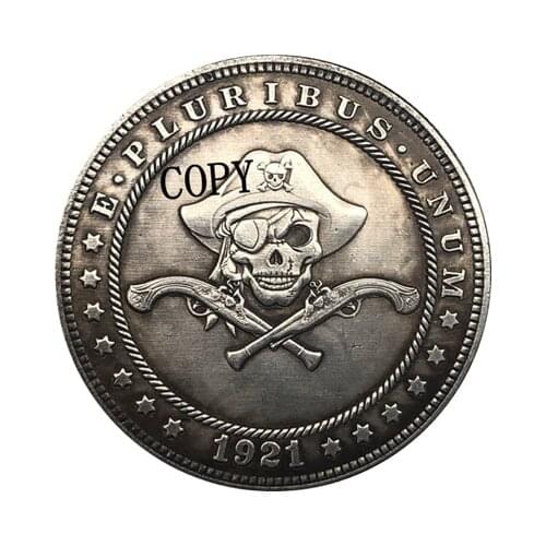 Hobo Nickel 1921-D USA Morgan Dollar COIN COPY Type 165