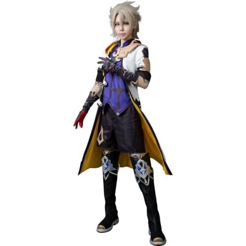 Game Genshin Impact Albedo Cosplay Costume C00137