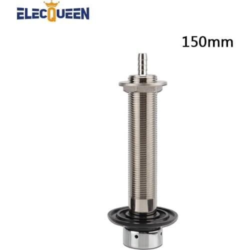 Stainless Steel & Chrome Plated Draft Beer Shank Assembly 15cm/6 Inch/150mm Long Beer Tap Faucet ,Nipple Shank with Hose Fitting