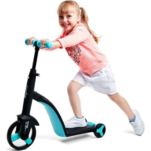 Nadle Natto Scooter Tricycle Tri-in-one TF3-1 Natto 1-3-6 Years Old Baby Multifunctional Tricycle Ride on Toys Kid Kick Scooter