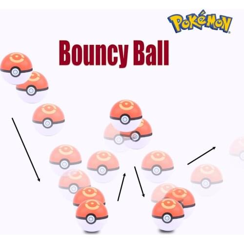 6 Kinds Pokemon Original Elastic Poke Ball Tomy Dolls Toy Pokemon Pikachu Collection Model Child Birthday Gift Pikachu