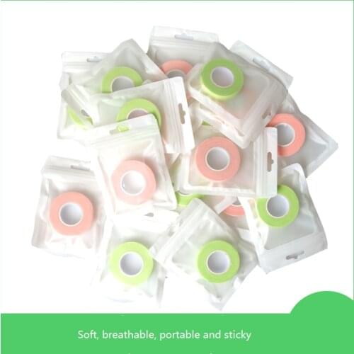 LAUKISS 1pc Eyelash Extension Tape Under Eye Pads False Eyelashes Patch for Eye Medical Tape Makeup Tool Tape Cutter Set