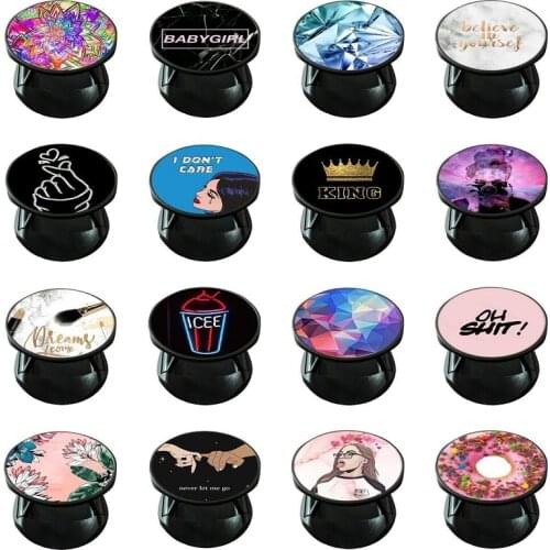 Lovely Phone Grip Holder For Girls Folding Phone Holder Stand Mobile Phone Accessories For iPhone Huawei