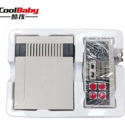 DHL 20pcs Mini Family TV Retro Handheld Game Console Video Game Console to Tv 8 Bit Game With 620 classic Games 2 Gamepads