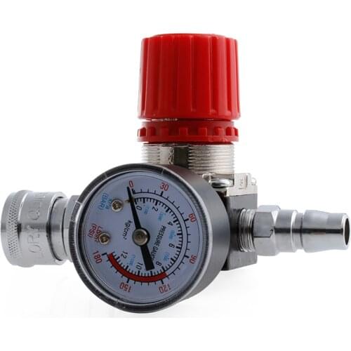 1/4\" Air Compressor Regulator Pressure Switch Control 180PSI Relief Valve Gauges