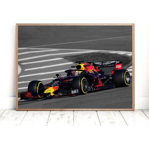Nordic Poster Classic Racing Car F1 Racing Art Wall Art Picture Print Canvas Painting Print Modern Home Living Room Decoration