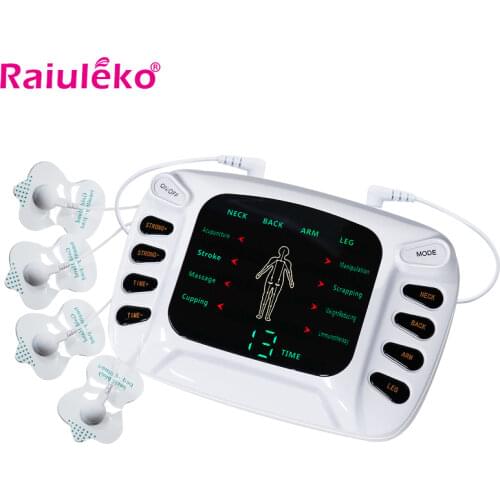 EMS Body Electrical Muscle Stimulator Tens Acupuncture Slimming Massager 8 Modes Digital Therapy for Back Neck Foot Health Care