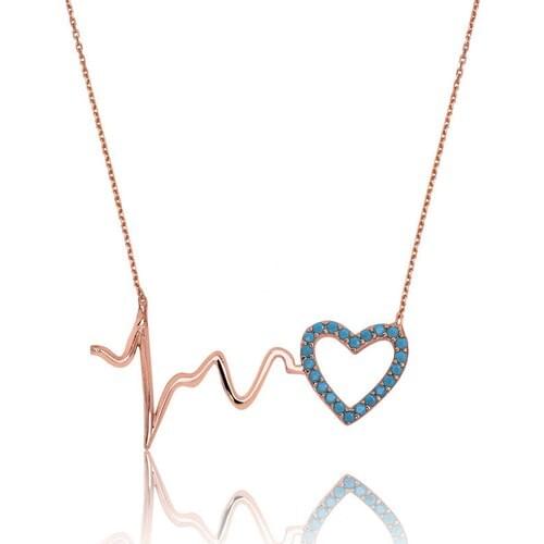 Alegra Silver Silver Heart Ritmi Women Necklace