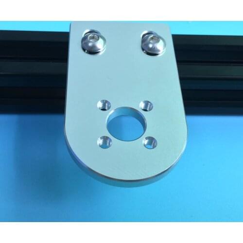 1pcs T8 screw nut holder / Fixer for 2020 2040 aluminium profile 3D printer accessories black / silver