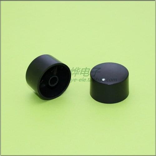 10 pieces 27*17.5MM black plastic knob potentiometer knob speed control knob flower shaft inner hole 6MM