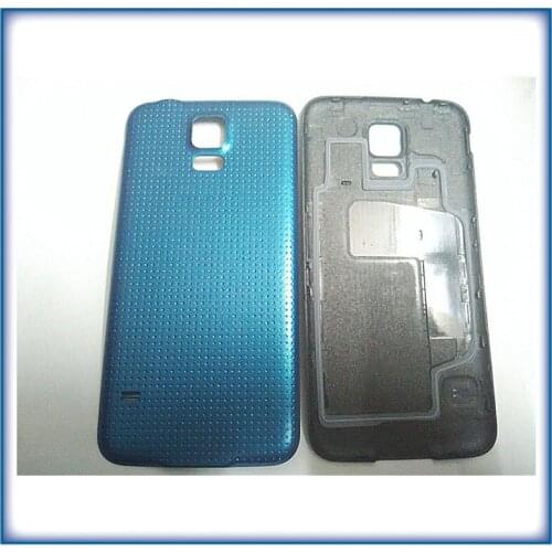 2pcs New Back Cover Case Replacment for Samsung S5 i9600 G900F G900T G900V G900A Back Housing Door Battery Cover with Adhesive