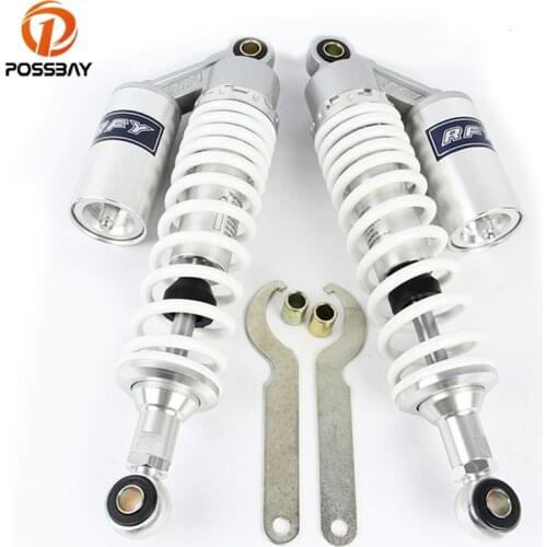 POSSBAY 320mm Round Hole Motorcycle Air Shock Absorber Scooter Rear Suspension Amortiguador for Honda Kawasaki Moto Accessories