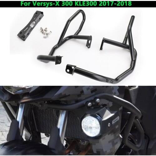 Artudatech For KLE300 Engine Guard Bumper Anti Collision For Kawasaki KLE 300 Versys X300 2017 2018 X-300 Accessories