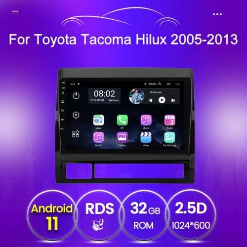 Auto radio stereo For TOYOTA TACOMA&HILUX 2005-2012/2013/2014 Android 2 din wifi rds car multimedia screen unit swc
