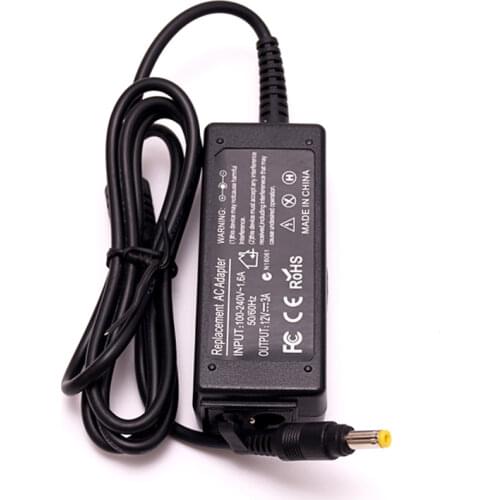 Free Shipping ! Battery Charger AC Adapter For asus 12V 3A Eee PC 904 900HA 900HD 904HA 904HG R33030 1000HT 1000HV 1000XP