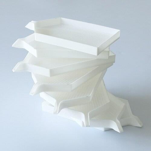 Large diamond plate trayDIY diamond embroidery accessories, large capacity diamond painting tools, white plastic tray