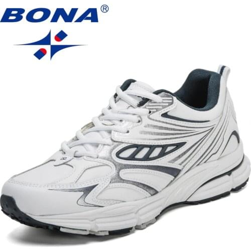 BONA 2021 New Designers Casual Fashion Shoes For Men Brand Luxury Sneakers Man Trendy Walking Shoes Leisure Footwear Mansculino