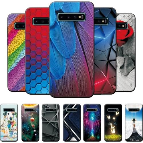 Case For Samsung Galaxy S10 Plus Case Cover For Samsung S10 PLUS SM-G975 Silicone Phone Case For Samsung S10+ Back Bumper 6.4"