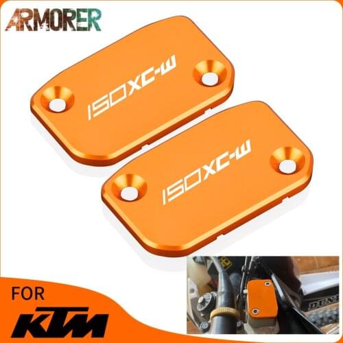 For KTM 150XC-W TPI XCW TPI XCW-TPI Motorcycle CNC Front Brake Reservoir Fluid Tank Cover Accessories 2017 2018 2019 2020 2021