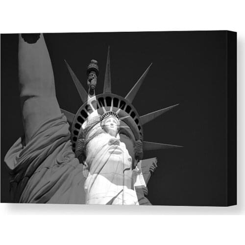 Canvas Painting Statue of Liberty Home Decor Minimalist Modular Picture Black and White Print Poster For Bedroom Wall Art Frame