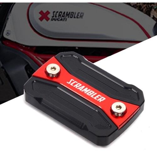 Motorcycle Top Quality Fluid Reservoir Cover Cap For Ducati SCRAMBLER 400 SIXTY2 SCRAMBLER 800 SCRAMBLER MACH 2.0