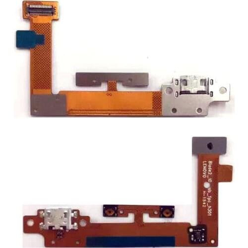 New USB Charging charge volume keypad button Ribbon flex cable for Lenovo YOGA Tablet2-1051F 1050F Replacement Repair