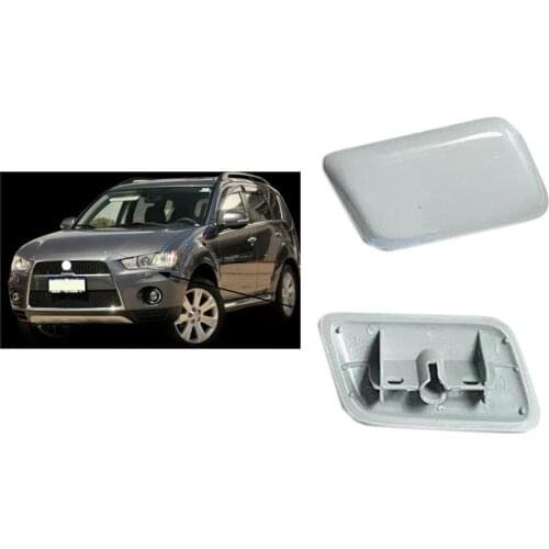 2010-2012 headlight spray nozzle for outlander ex headlamp washer cover for airtrek without painting 8264A139 8264A137