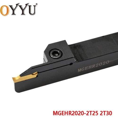 OYYU MGEHR2020-2T25 MGEHR2020-2T30 MGEHR 2020 Long Cutting Deep Grooving Turning Tool Holder Lathe Cutter Shank CNC