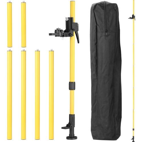 Tripod for laser level Max 4.2m Height Adjustable Line Leveler Stand Bar Bracket 1/4'' Thread Lift Extend Holder for Laser Level