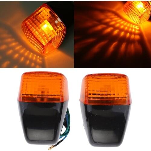 LED Turn Signal Light Indicator Amber Lamp Blinker for HONDA NC28 PGM4 1994-1998 Orange,Clear