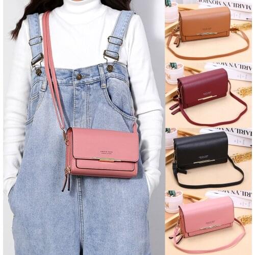 Woman Leather Shoulder Bag Fashion Clutch Large Capacity Holder