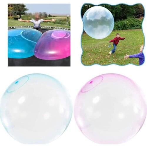 70 CM Bubble Ball for Water Bubble Balloon Inflatable Toy Soft Rubber Ball Oversize Beach Garden Party Outdoor