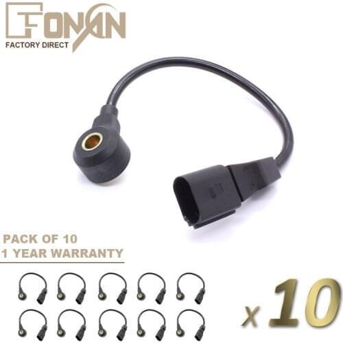 Brand New 200mm Black Knock Sensor for 99-01 Jetta 1.8T Mk1 99-02 Audi TT Mk4 1.8T 06A905377B