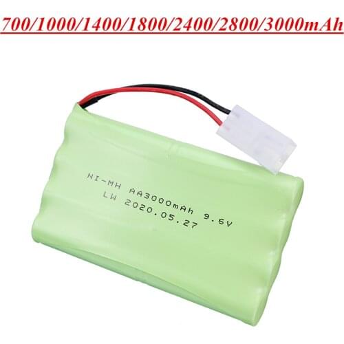 9.6V 700/1000/1400/1800/2400mAh 2800mah 3000mah Rc toy Cars eletric lighting securty faclities AA Ni-Cd / Ni-MH Battery 1pcs