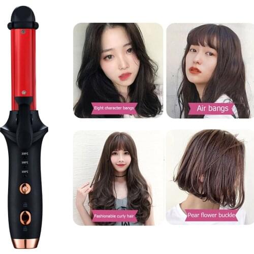 Wireless USB charging straight comb, dry and wet curling device, heat 160-200, 4 colors optional, can charge the mobile phone