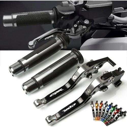 For HONDA CBR650F/CB650F CBR CB 650F 650 F 2014-2018 2015 Motorcycle CNC Adjustable Brake Clutch Lever Handle Grips Handlebars