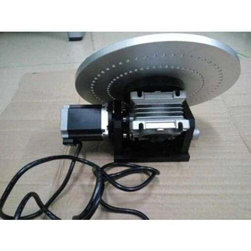 HY-E300 360-degree Electric Rotary Table, Marking Machine Engraving Machine Rotary Table, Reduction Ratio: 1:10